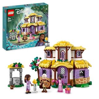 Lego Disney Wish Asha's Cottage Playset, Opening Toy Dollshouse From Wish Movie With Asha, Sakina and Sabino Mini-Dolls and Star Figure, Idea for Kids, Girls and Boys 43231