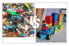 IMAGE OF LEGO BRICKS AND DUPLO BRICKS