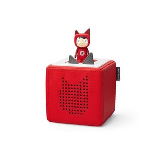 Tonies Toniebox Wireless Musical Storybox Starter Set, Including 1 Creative, Red