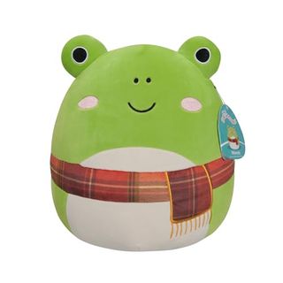 Squishmallows Sqcr04581 Wendy - Green Frog W/plaid Scarf 12